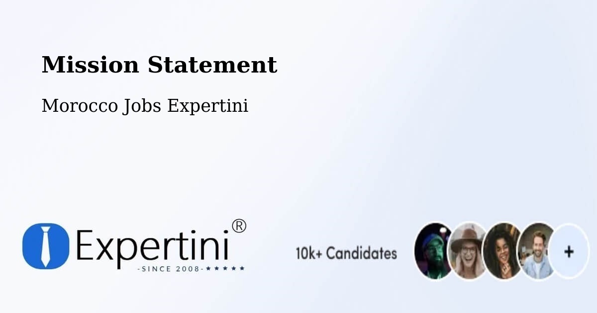 Corporate Mission – Bouarfa - Morocco Jobs Expertini