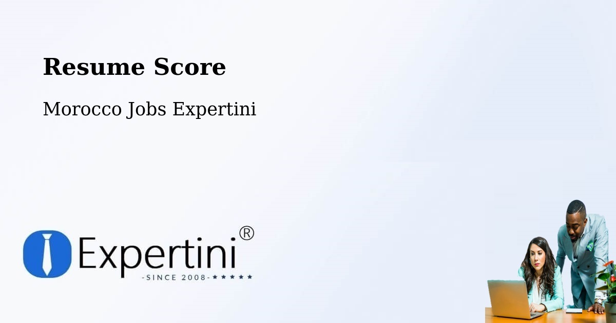Resume Score & Job Description Match Tool – Bouarfa - Morocco Jobs Expertini